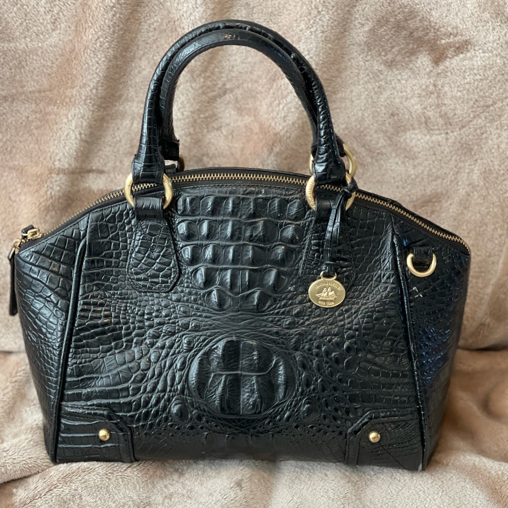 Brahmin Melbourne Black Handbag